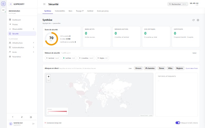 GoProxify Admin — Security